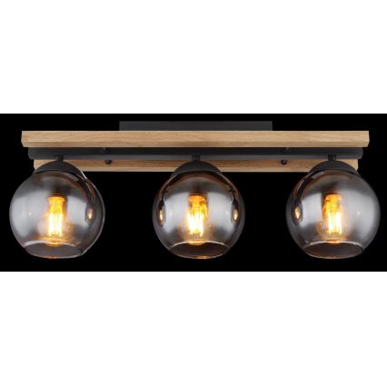 Globo - Ytmonterad ljuskrona 3xE27/25W/230V