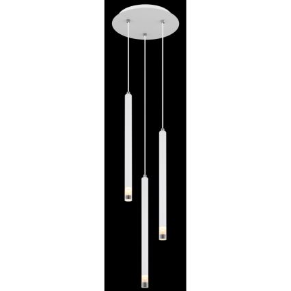 Globo - Ljuskrona med textilsladd 3xG9/4W/230V diameter 24 cm