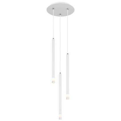 Globo - Ljuskrona med textilsladd 3xG9/4W/230V diameter 24 cm