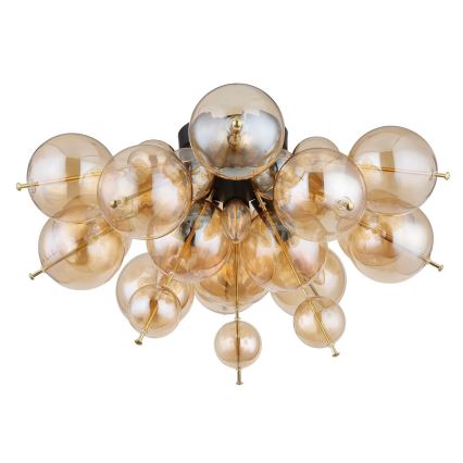 Globo - Ytmonterad ljuskrona 3xE14/25W/230V diameter 55 cm guld