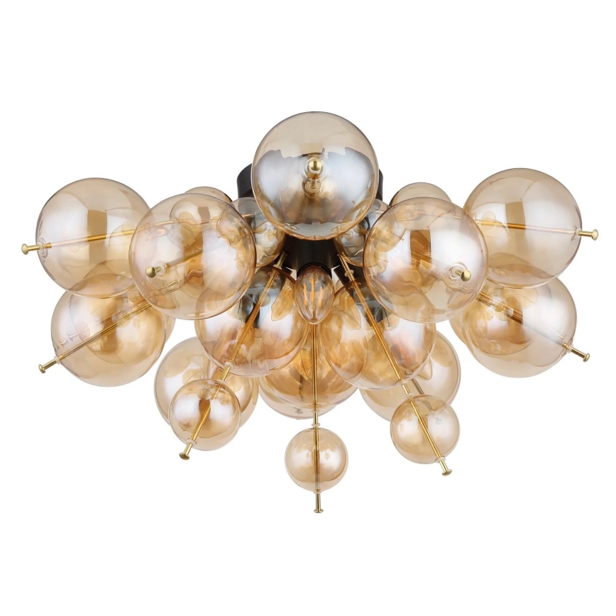 Globo - Ytmonterad ljuskrona 3xE14/25W/230V diameter 55 cm guld