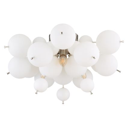 Globo - Ytmonterad ljuskrona 3xE14/25W/230V diameter 55 cm vit