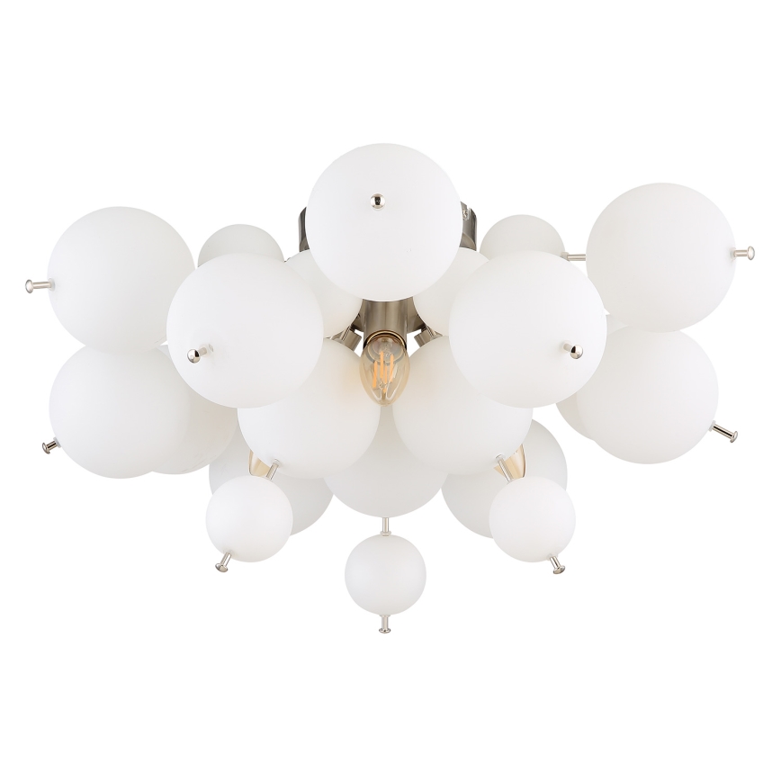 Globo - Ytmonterad ljuskrona 3xE14/25W/230V diameter 55 cm vit