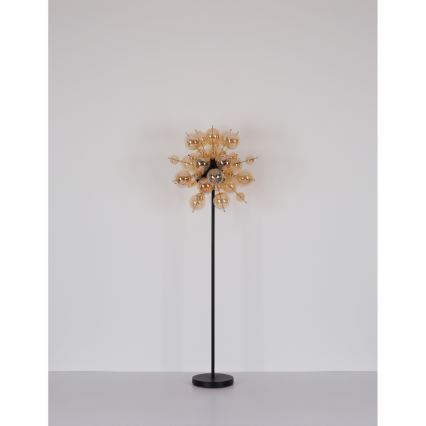 Globo - Golvlampa 6xE14/25W/230V guldfärgad