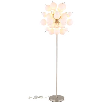 Globo - Golvlampa 6xE14/25W/230V vit