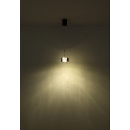 Globo - LED ljuskrona med textilsladd LED/6W/230V
