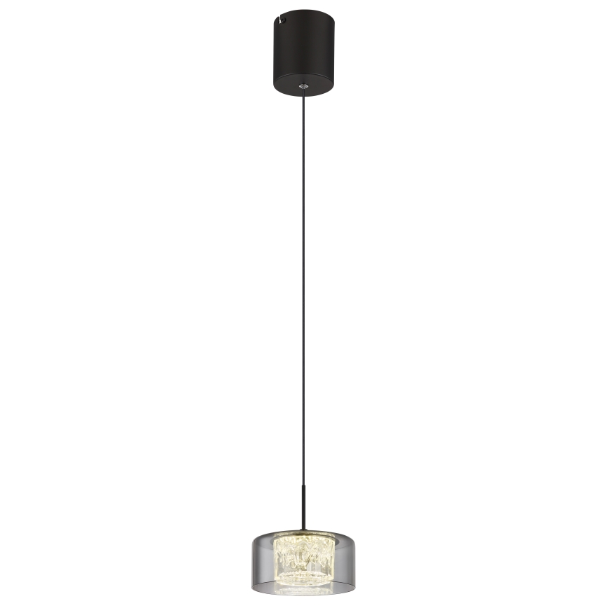 Globo - LED ljuskrona med textilsladd LED/6W/230V