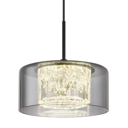 Globo - LED ljuskrona med textilsladd LED/6W/230V