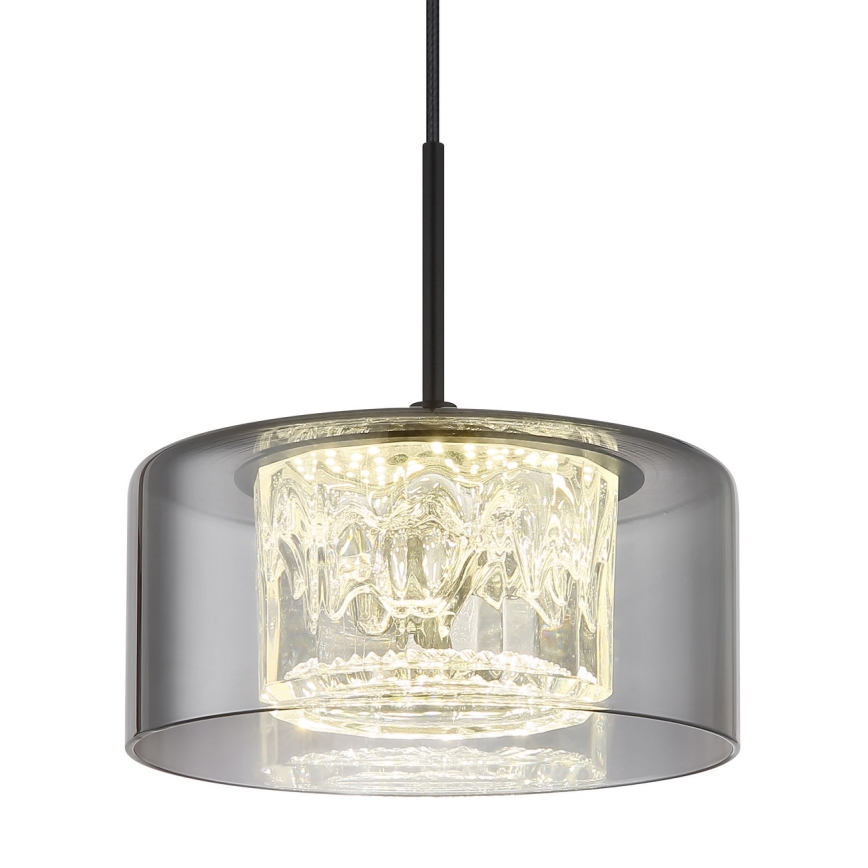 Globo - LED ljuskrona med textilsladd LED/6W/230V
