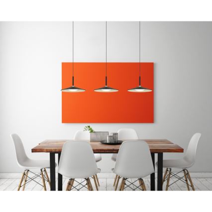 Globo - LED-pendel med vajer LED/24W/230V 4000K svart