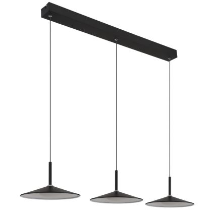 Globo - LED-pendel med vajer LED/24W/230V 4000K svart