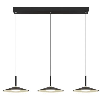 Globo - LED-pendel med vajer LED/24W/230V 4000K svart