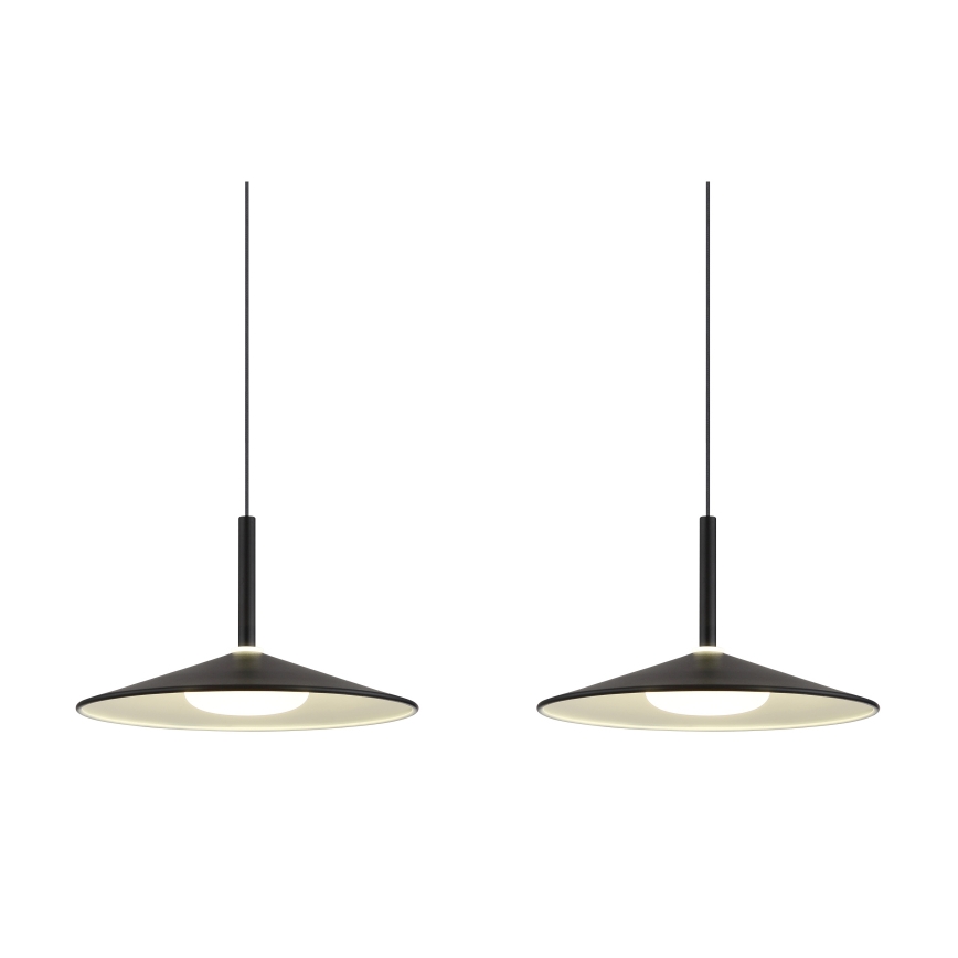 Globo - LED-pendel med vajer LED/24W/230V 4000K svart
