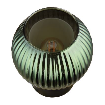 Globo - Bordslampa 1xE27/25W/230V diameter 15 cm grön