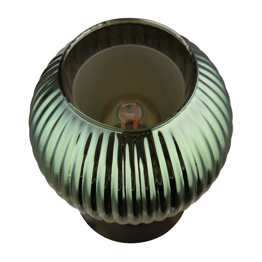 Globo - Bordslampa 1xE27/25W/230V diameter 15 cm grön