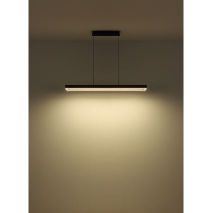 Globo - LED ljusreglerad ljuskrona på textilsladd LED/70W/230V 2700-6500K + fjärrkontroll