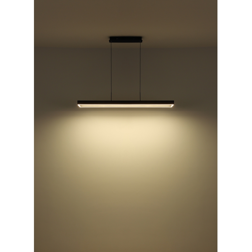 Globo - LED ljusreglerad ljuskrona på textilsladd LED/70W/230V 2700-6500K + fjärrkontroll