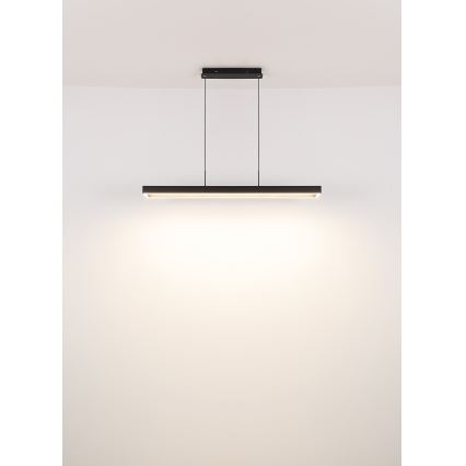 Globo - LED ljusreglerad ljuskrona på textilsladd LED/70W/230V 2700-6500K + fjärrkontroll