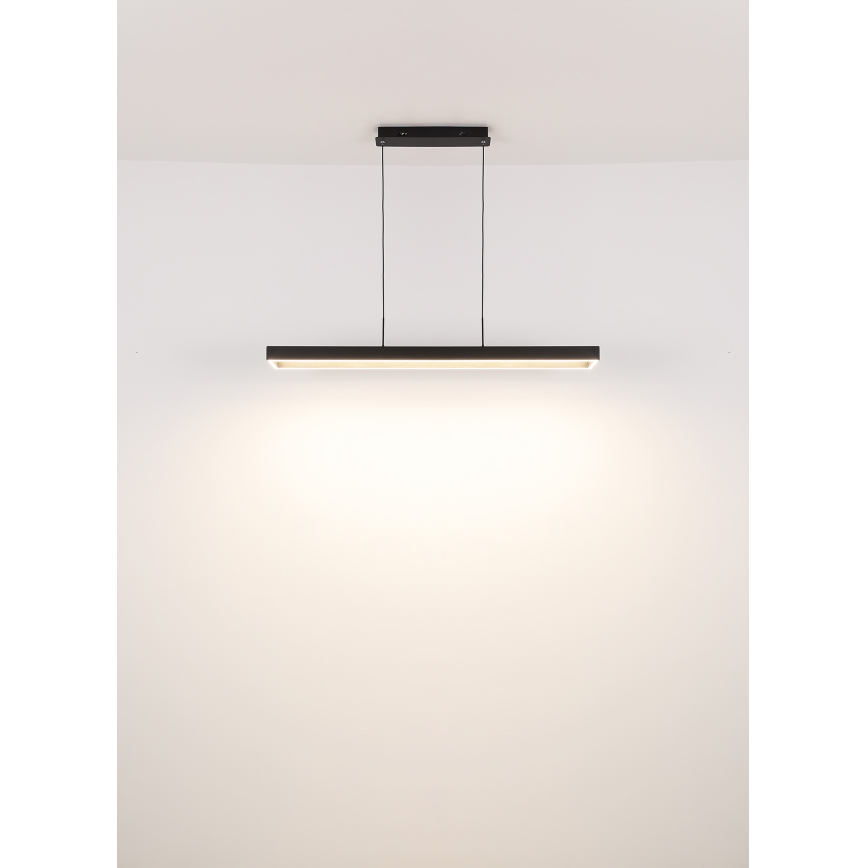 Globo - LED ljusreglerad ljuskrona på textilsladd LED/70W/230V 2700-6500K + fjärrkontroll