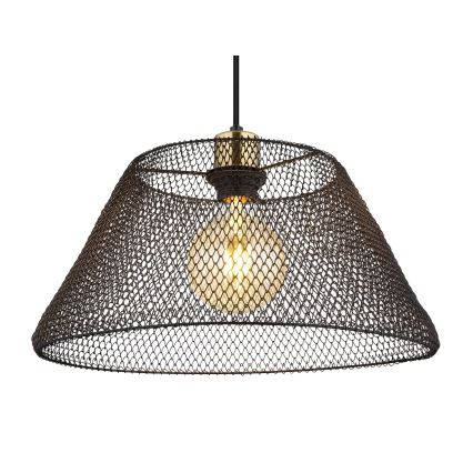 Globo - Ljuskrona med textilsladd 1xE27/40W/230V diameter 36 cm