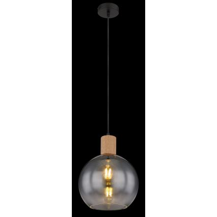 Globo - Ljuskrona med textilsladd 1xE27/40W/230V