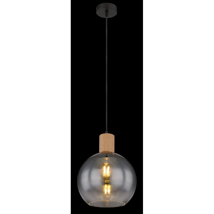 Globo - Ljuskrona med textilsladd 1xE27/40W/230V