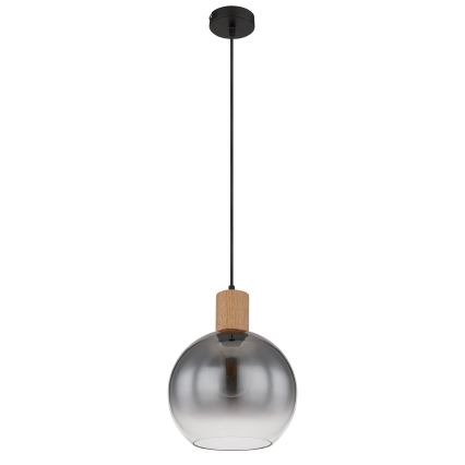 Globo - Ljuskrona med textilsladd 1xE27/40W/230V