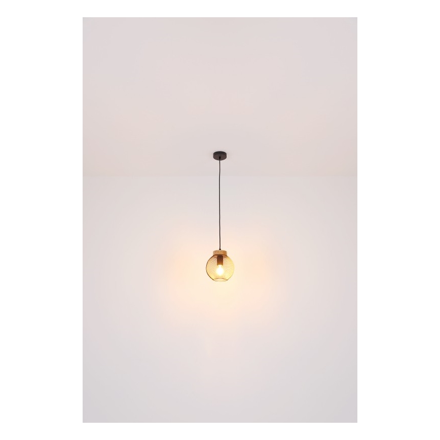 Globo - Ljusskrona med upphängningsrem  1xE27/60W/230V