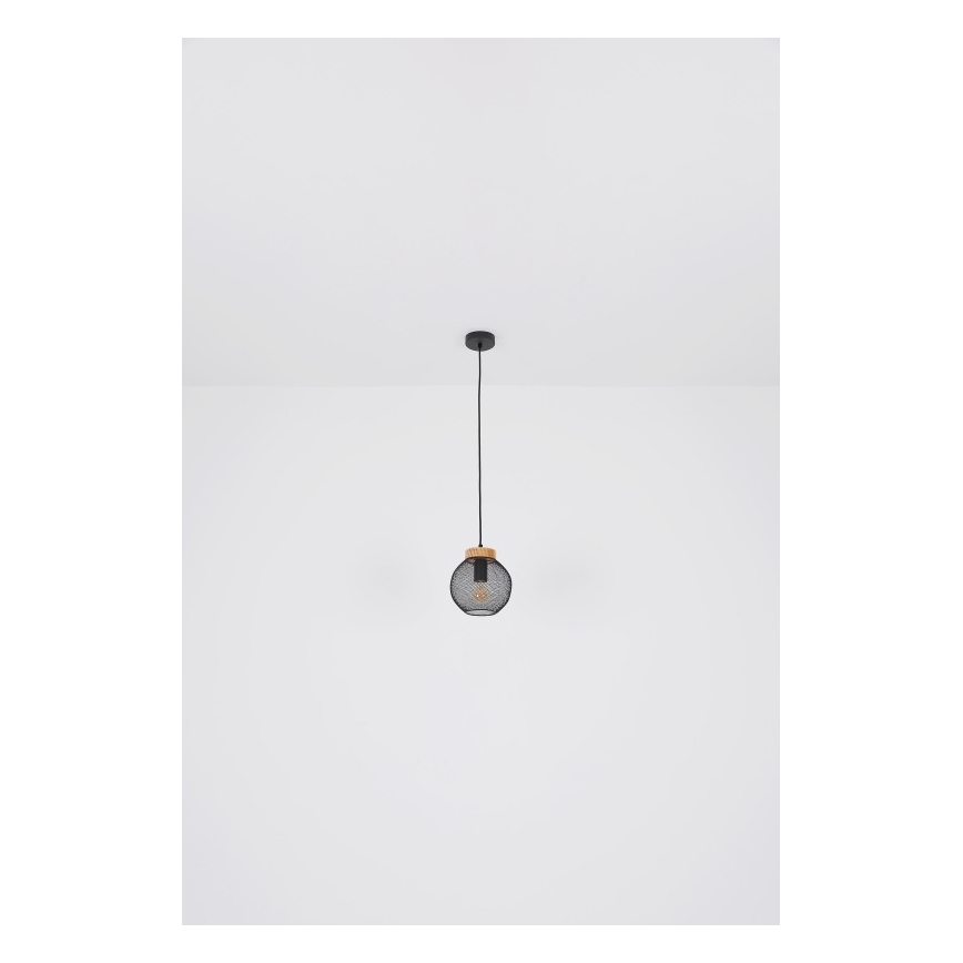 Globo - Ljusskrona med upphängningsrem  1xE27/60W/230V