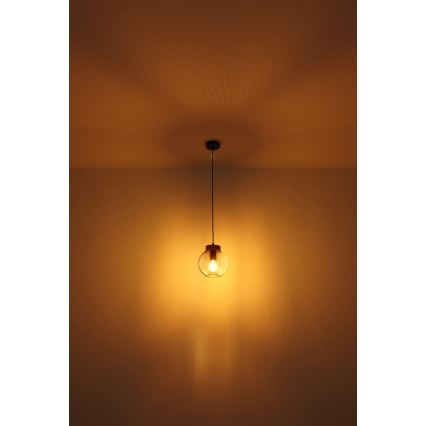 Globo - Ljusskrona med upphängningsrem  1xE27/60W/230V