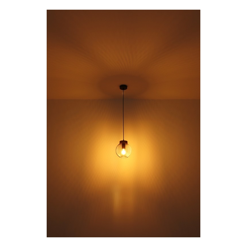 Globo - Ljusskrona med upphängningsrem  1xE27/60W/230V