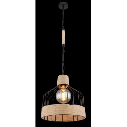 Globo 15674H1 - Ljuskrona med kedja HALIA 1xE27/60W/230V