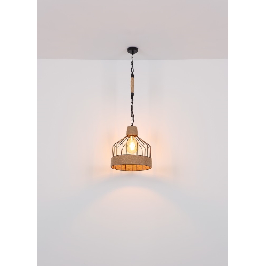 Globo 15674H1 - Ljuskrona med kedja HALIA 1xE27/60W/230V