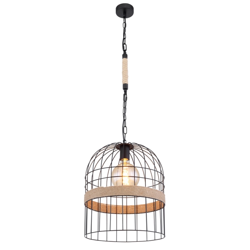 Globo 15677H1 - Ljuskrona med kedja HALIA 1xE27/60W/230V