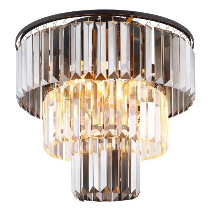 Globo - Ytmonterad ljuskrona 3xE27/40W/230V diameter 40 cm svart