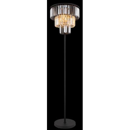 Globo - Golvlampa 3xE27/40W/230V diameter 40 cm svart