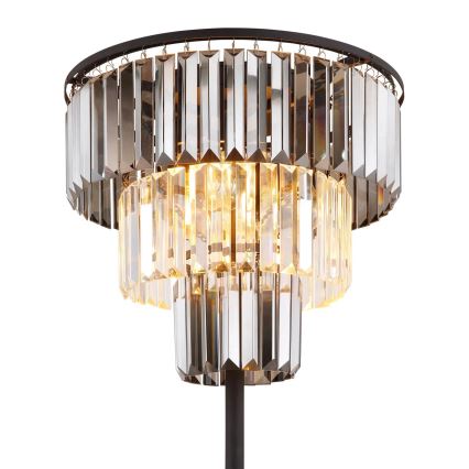 Globo - Golvlampa 3xE27/40W/230V diameter 40 cm svart