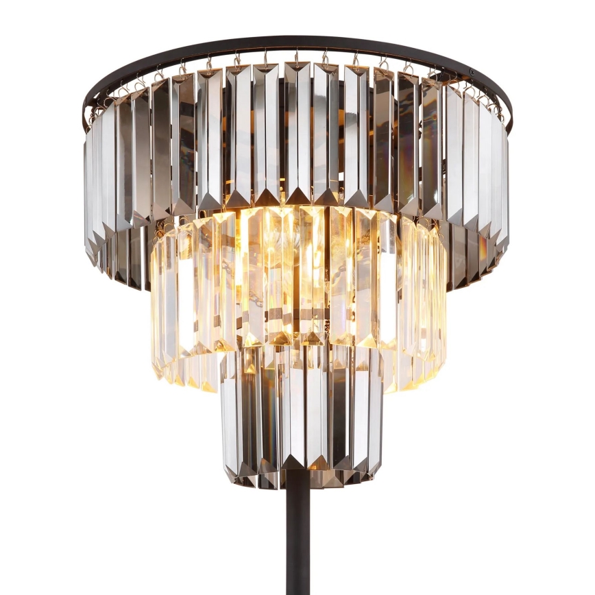 Globo - Golvlampa 3xE27/40W/230V diameter 40 cm svart