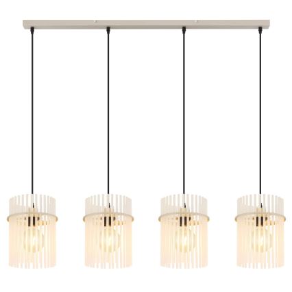 Globo - Pendel med kabel 4xE27/60W/230V