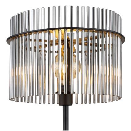 Globo - Golvlampa 1xE27/60W/230V svart