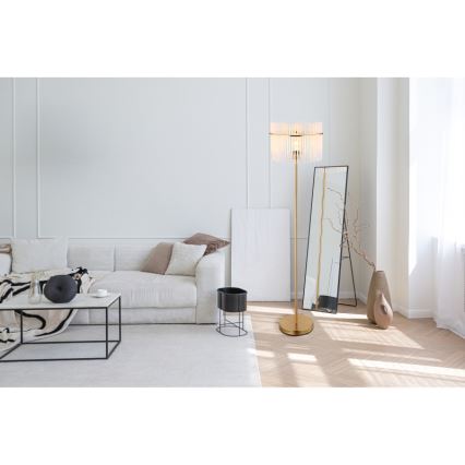 Globo - Golvlampa 1xE27/60W/230V guld