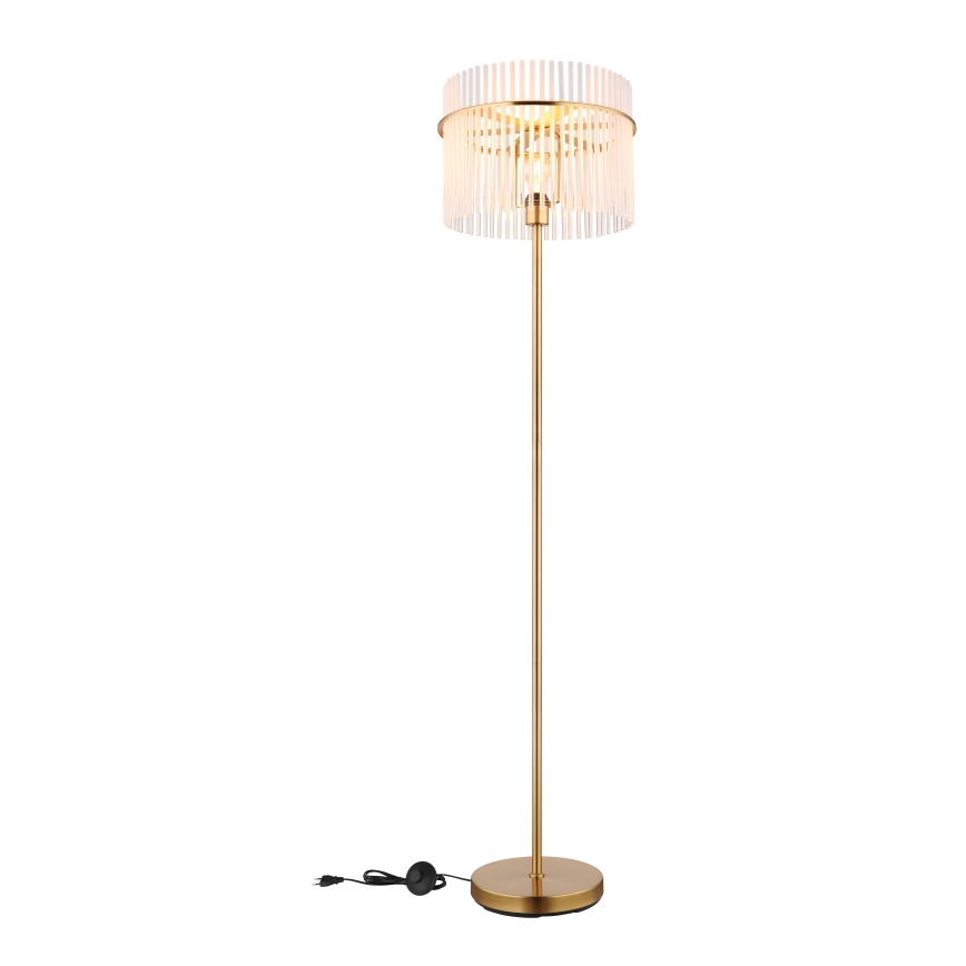 Globo - Golvlampa 1xE27/60W/230V guld