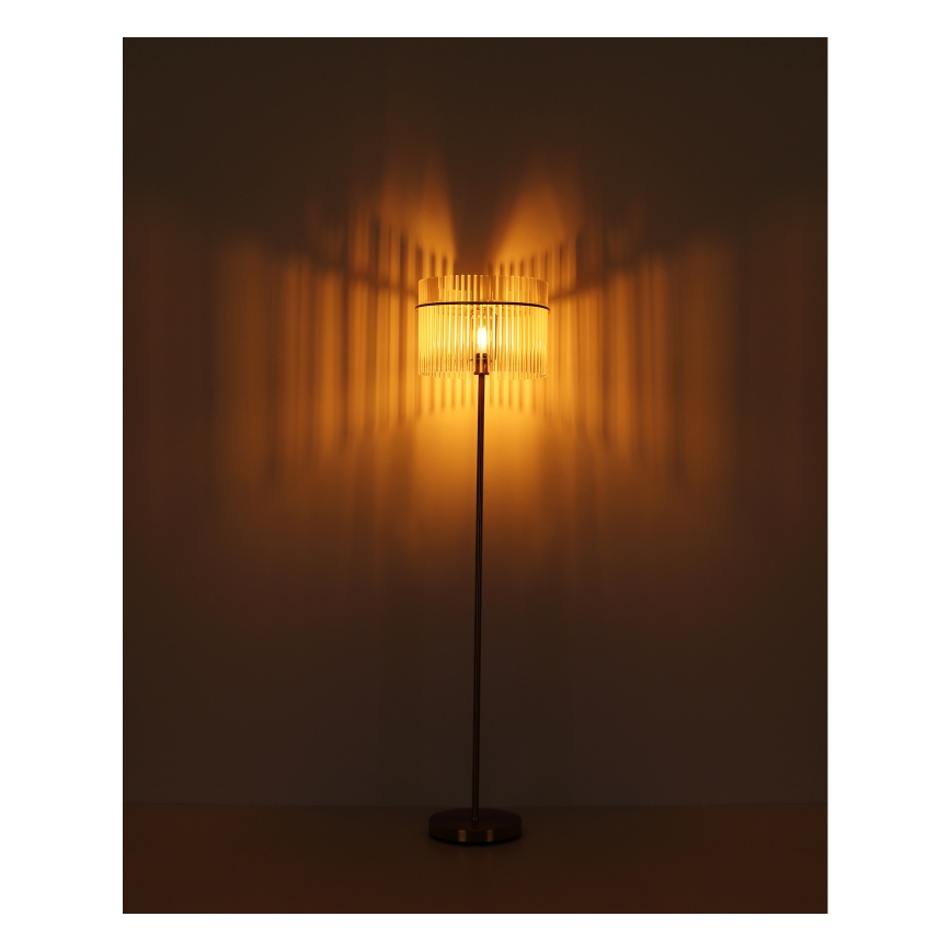 Globo - Golvlampa 1xE27/60W/230V guld