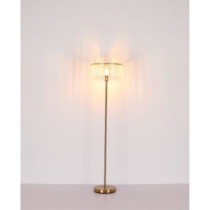Globo - Golvlampa 1xE27/60W/230V guld