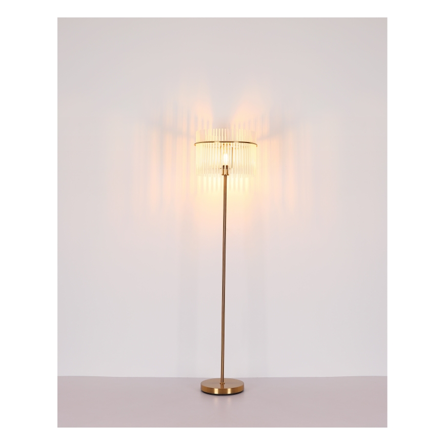 Globo - Golvlampa 1xE27/60W/230V guld