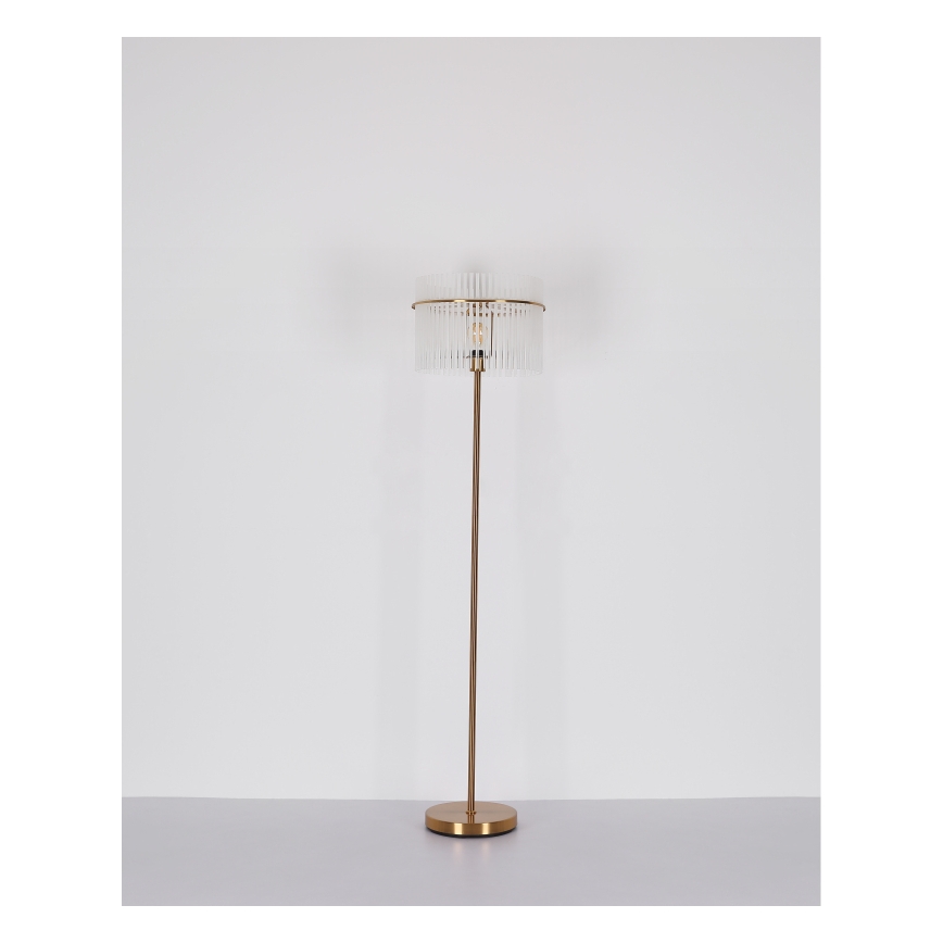 Globo - Golvlampa 1xE27/60W/230V guld