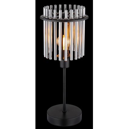 Globo - Bordslampa 1xE14/40W/230V diameter 15 cm svart