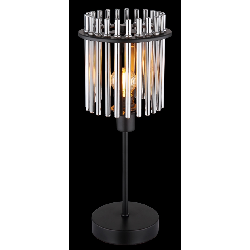 Globo - Bordslampa 1xE14/40W/230V diameter 15 cm svart