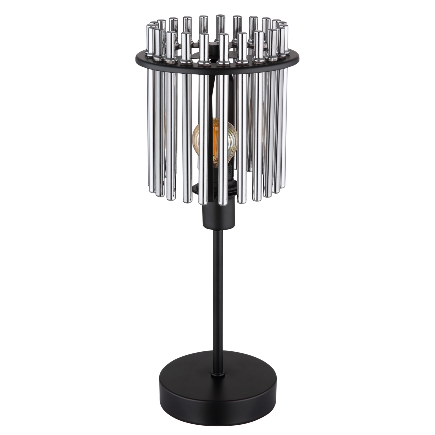 Globo - Bordslampa 1xE14/40W/230V diameter 15 cm svart