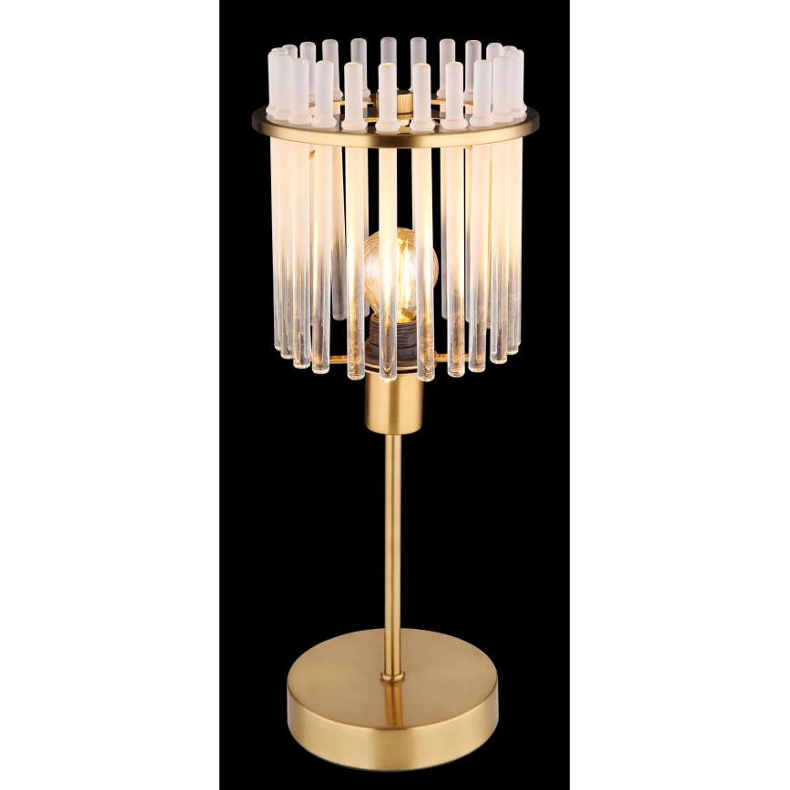 Globo - Bordslampa 1xE14/40W/230V diameter 15 cm guld